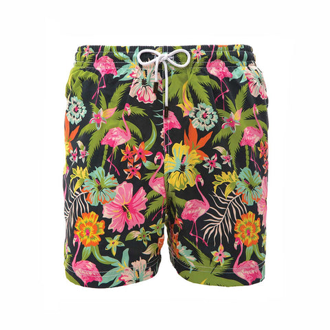 98 Coast Av Dark Jungle Trunks Black