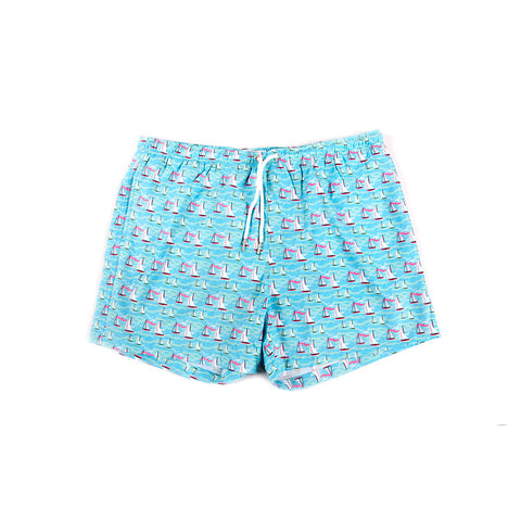 Bermies Originals Sail Away Trunks Blue
