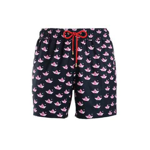 Mazu Swimwear Trunks Kami Black