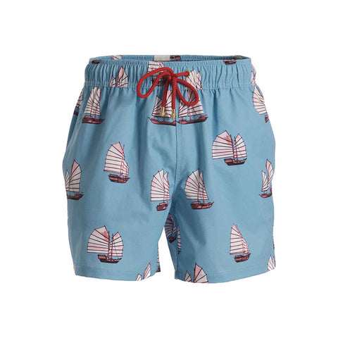 Mazu Swimwear Junk Low Tide Light Blue