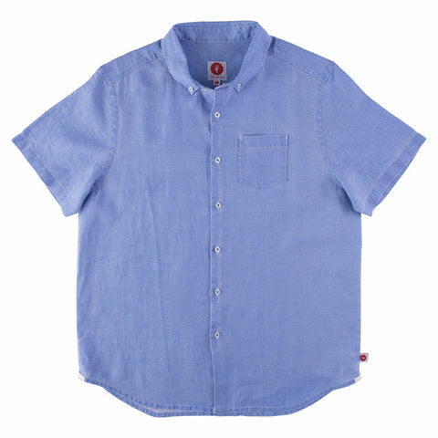 Toes on the Nose Hamptons S/S Button Down Blue