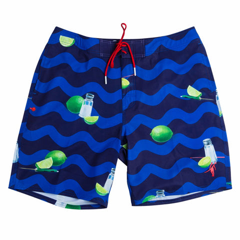 Toes on the Nose Happy Hour Boardshort Blue