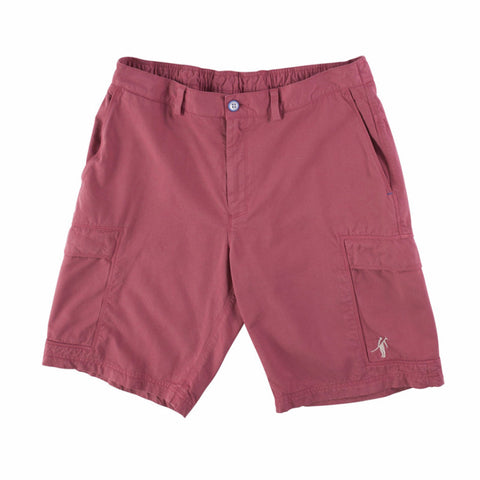 Toes on the Nose Port Elastic Walkshorts Red
