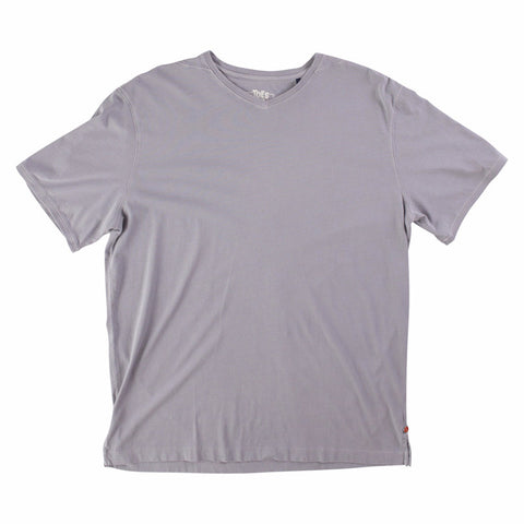 Toes on the Nose V Neck Tee Grey