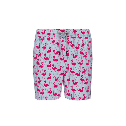 Tom & Teddy Flamingo Trunks Fuchsia