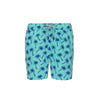 Tom & Teddy Palms Trunks Aqua and Blue