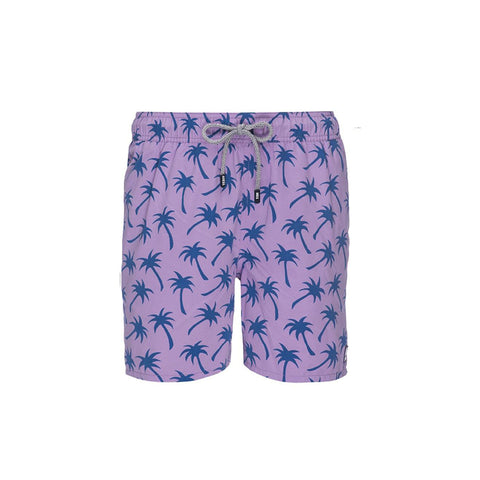 Tom & Teddy Palms Trunks Lavender and Blue