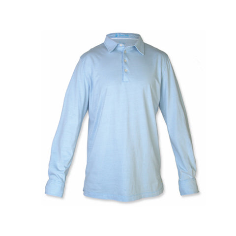 Strong Boalt The George L/S Polo Light Blue