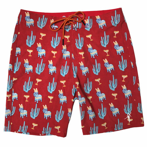 Toes on the Nose Avalon Boardshort Red