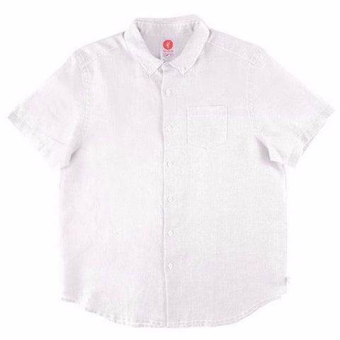 Toes on the Nose Hamptons S/S Button Down White