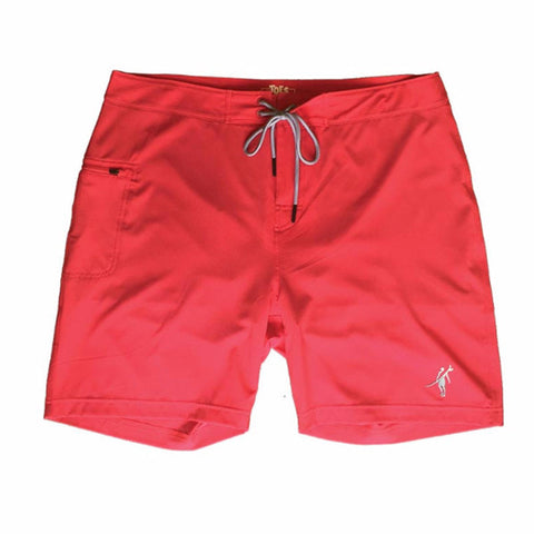 Toes on the Nose Jaws Boardshort Red